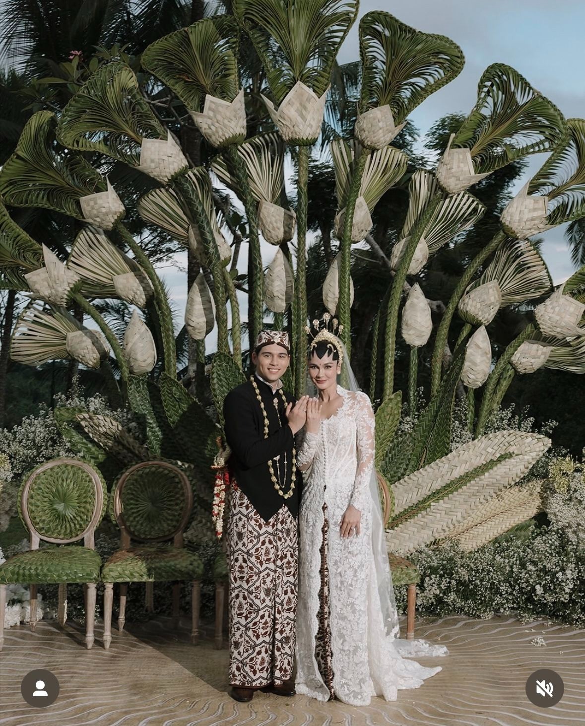 Pernikahan Luna Maya dan Maxime Bouttier.