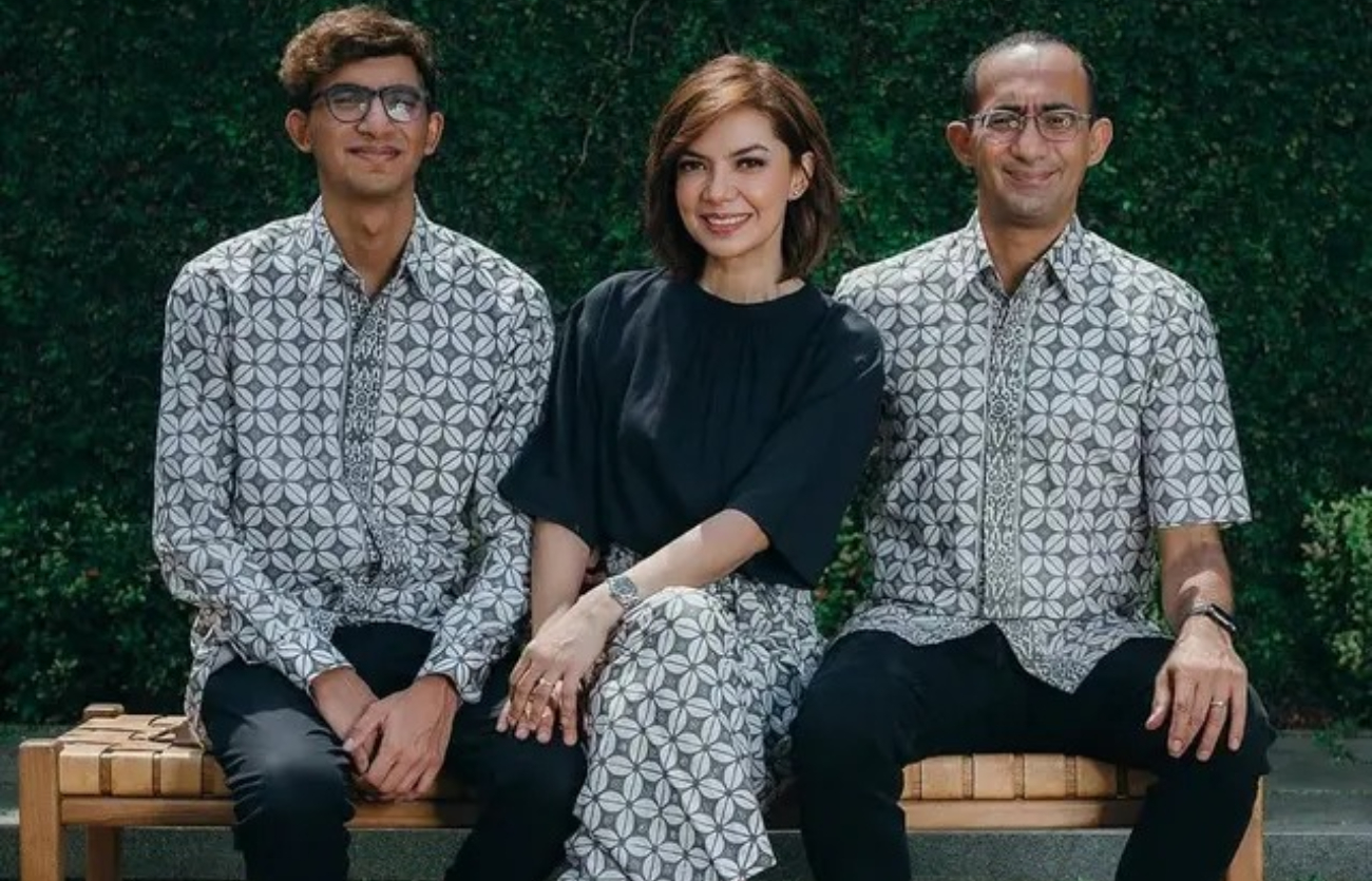 Najwa Shihab, Ibrahim Sjarief Assegaf dan putranya.