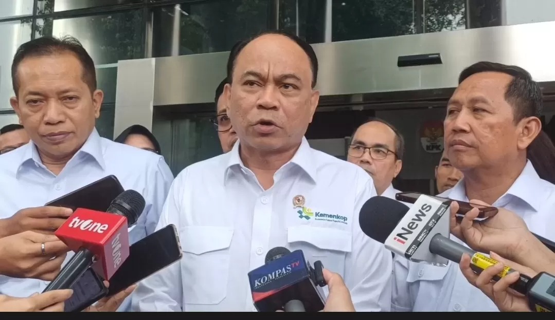 Mantan Menteri Komunikasi dan Informatika (Menkominfo) Budi Arie Setiadi di Gedung Merah Putih KPK, Jakarta, Rabu (21/5/2025).