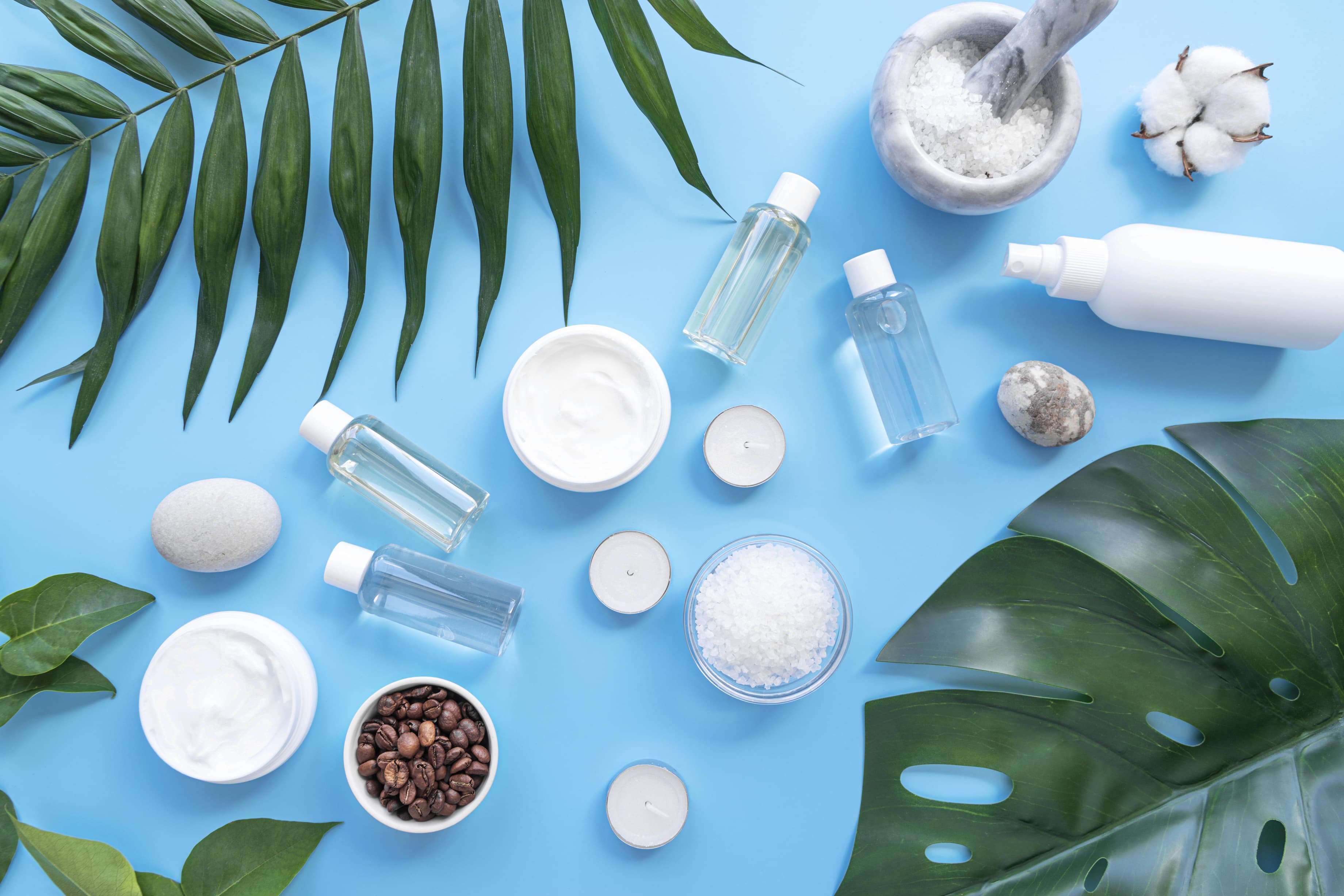Ilustrasi kandungan skincare yang tidak boleh digunakan bersamaan atau layering.