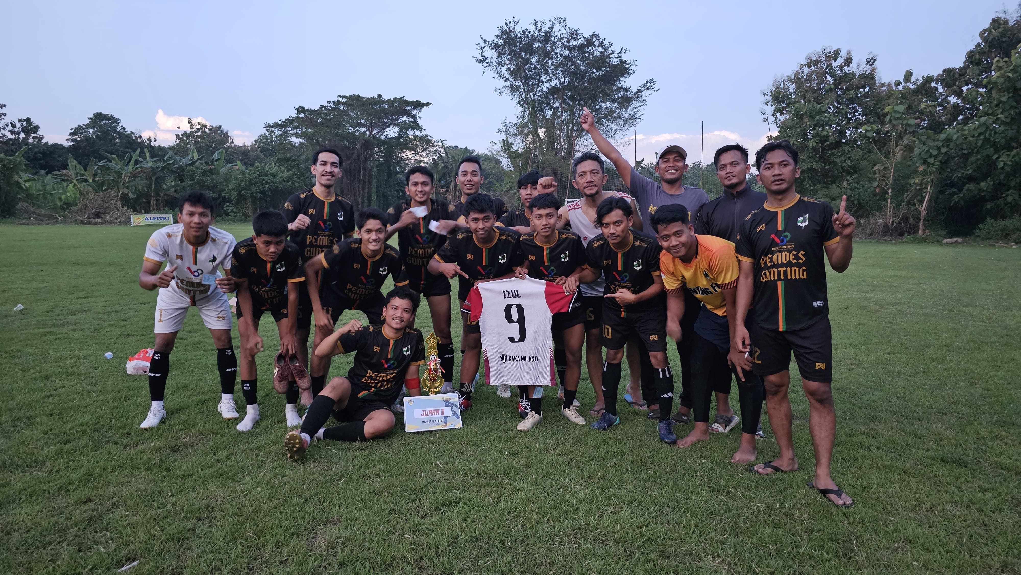 Tim Gunting jadi juara 2 League 1 2025.