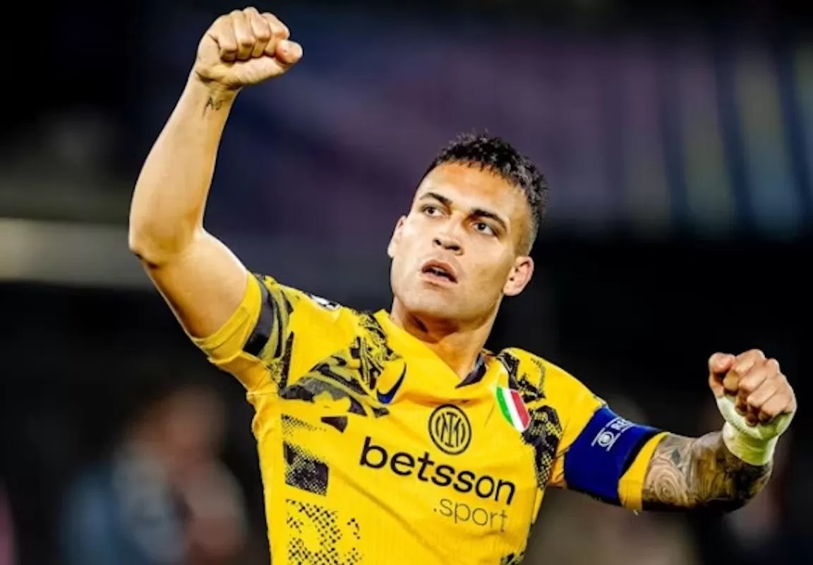 Lautaro Martinez pemain Inter Milan.