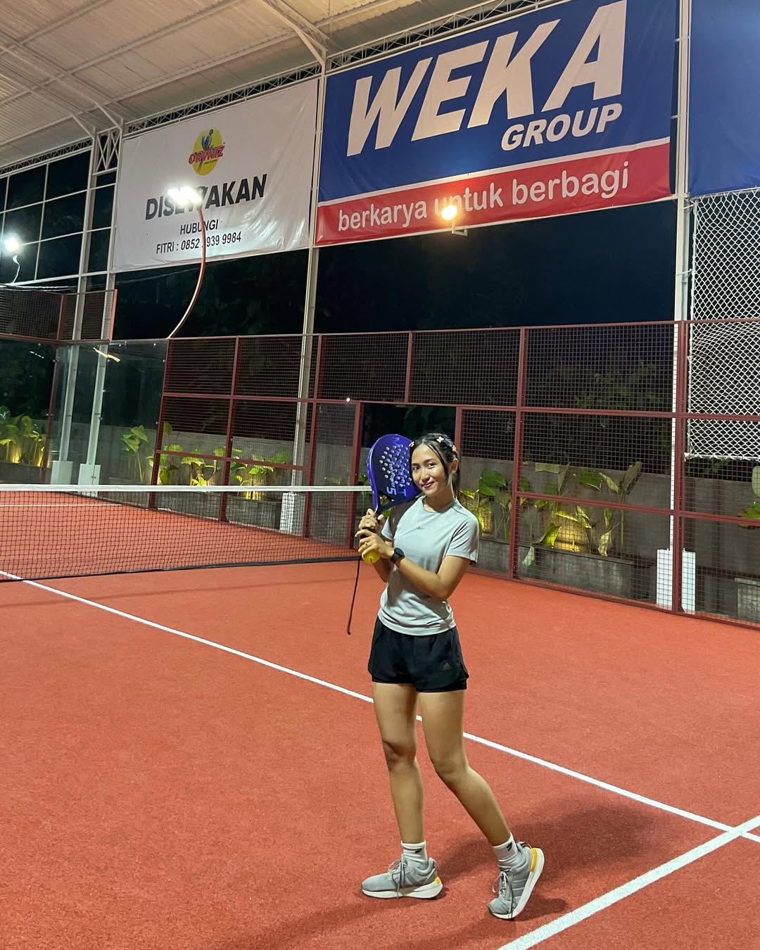 Orwiiz Padel Club yang terletak di Colomadu, Karanganyar.