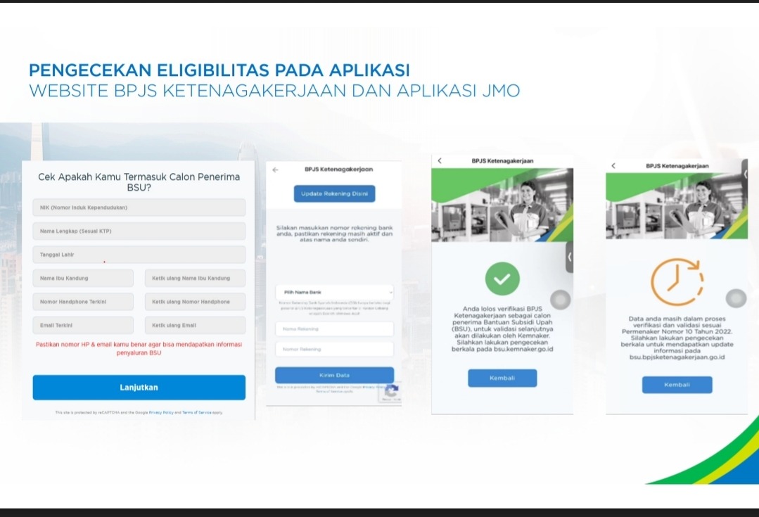 Cara pengecekan penerima BSU 2025.