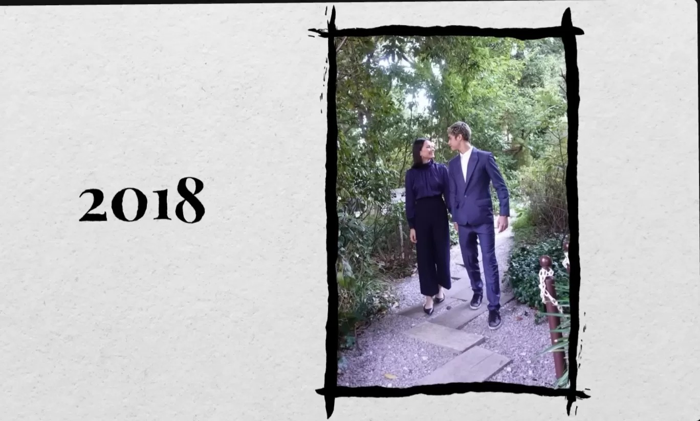 Foto prewed Al Ghazali dan Alyssa Daguise pada tahun 2018 silam di Jepang.