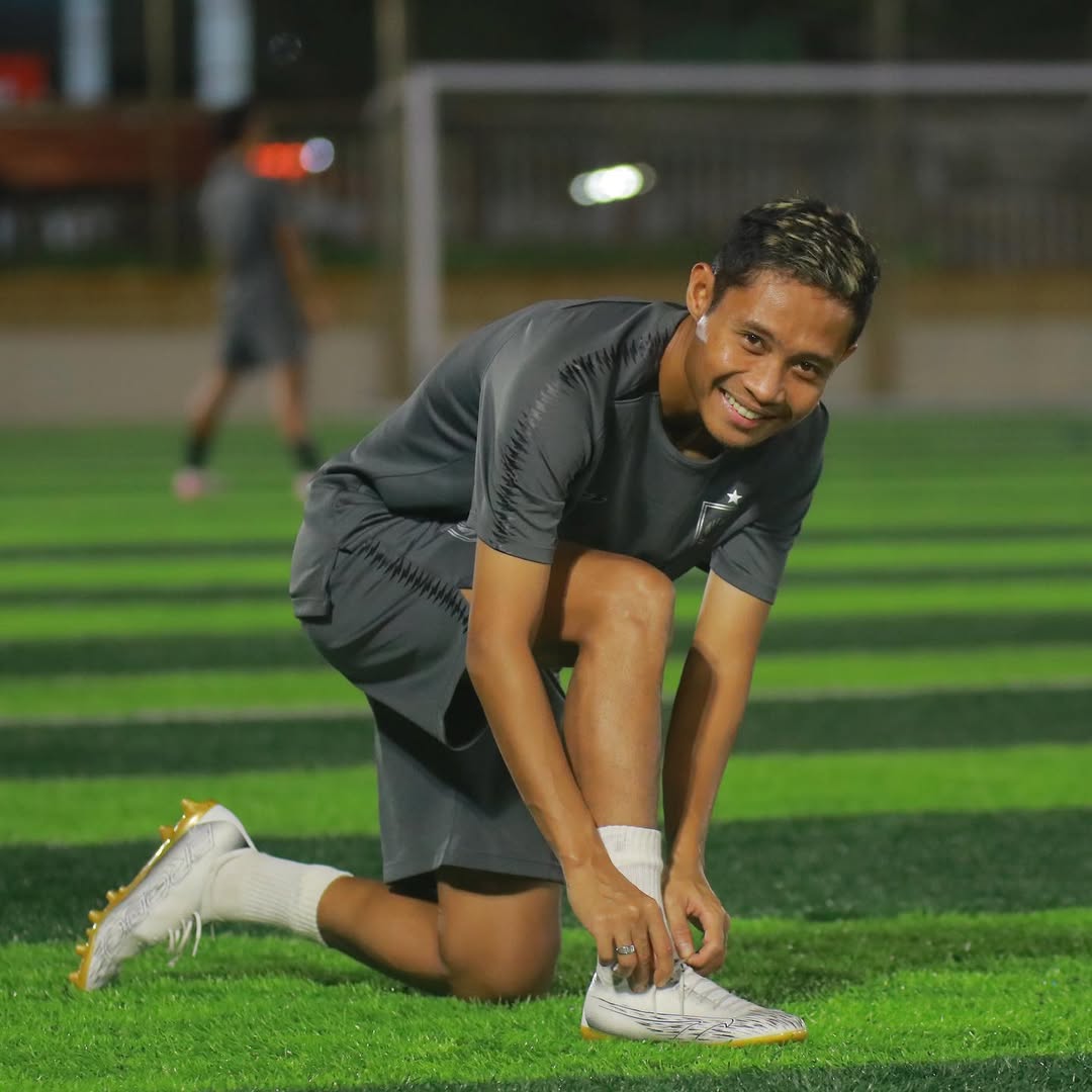 Potret Evan Dimas saat masih aktif merumput.