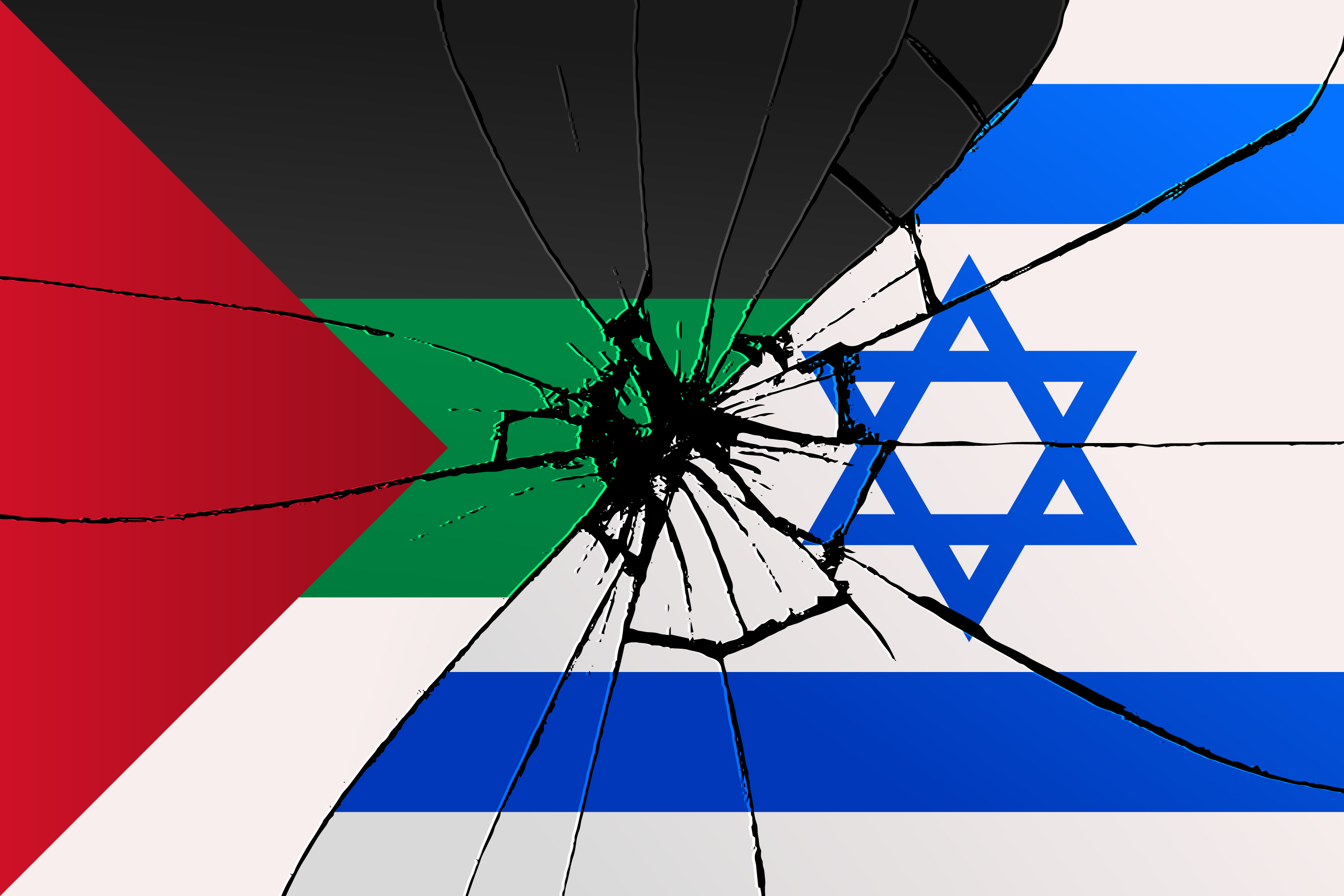 Ilustrasi perang Iran vs Israel.