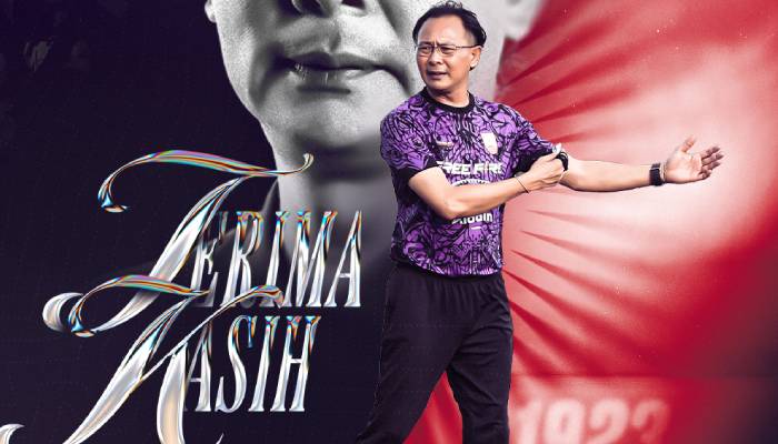 Ucapan terima kasih Persis Solo ke Ong Kim Swee.