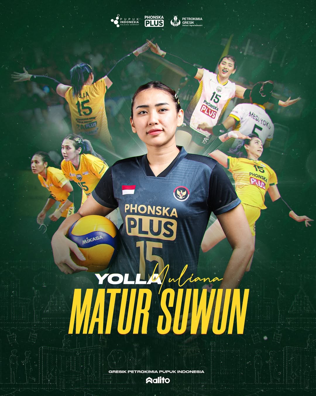 Atlet Yolla Yuliana putuskan mundur dari Timnas Voli Putri Indonesia.