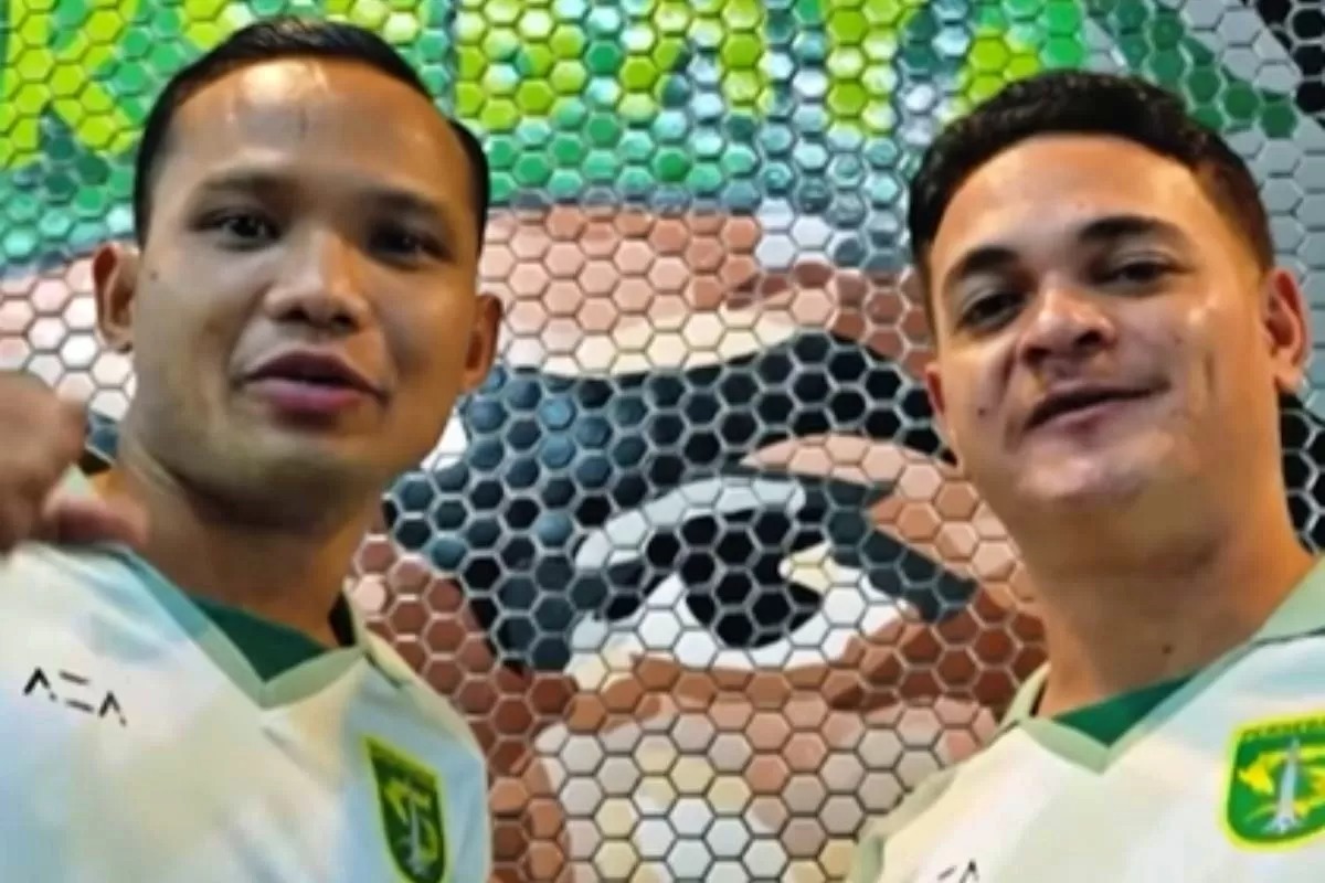 Oktafianus Fernando (kiri) dan Gali Freitas siap bawa Persebaya Surabaya juara.