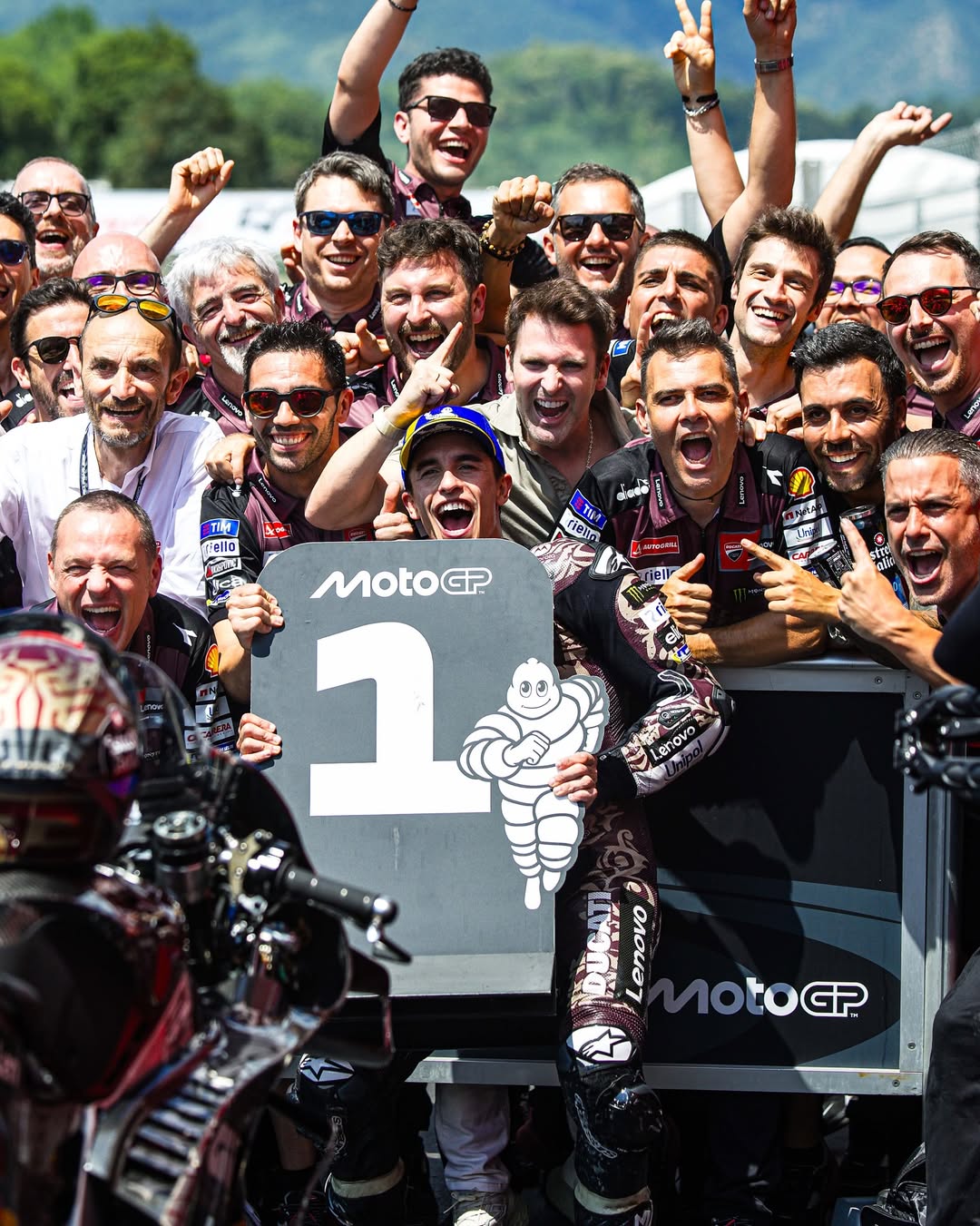 Marc Marquez juara di MotoGP Italia 2025.