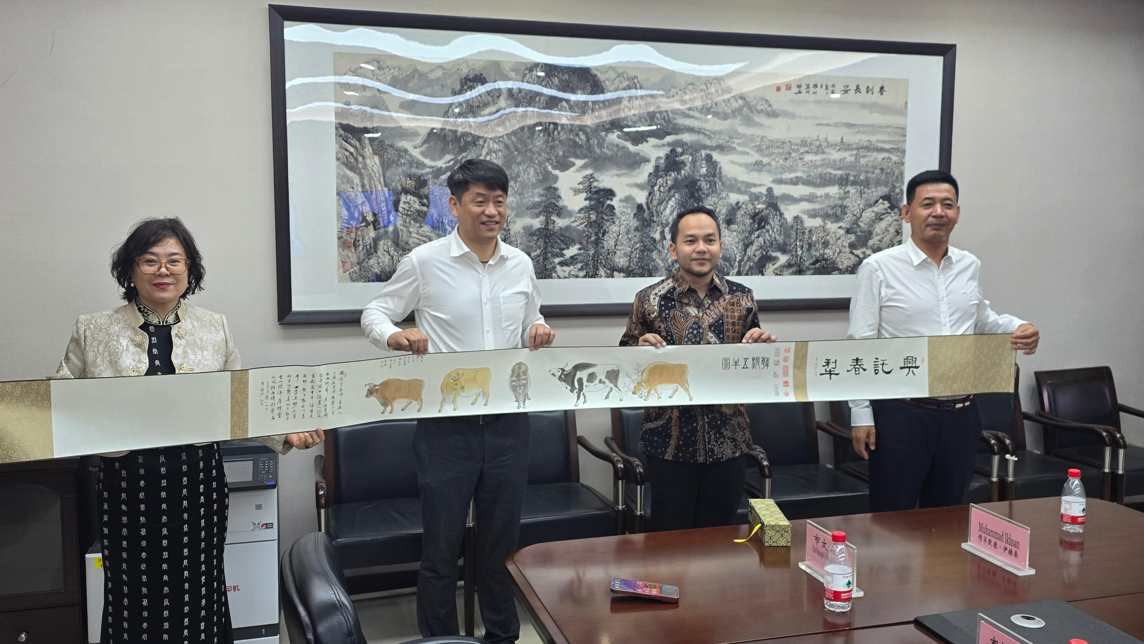 Walikota Solo Respati Ardi dalam lawatannya ke Kota Xi&rsquo;an, China.