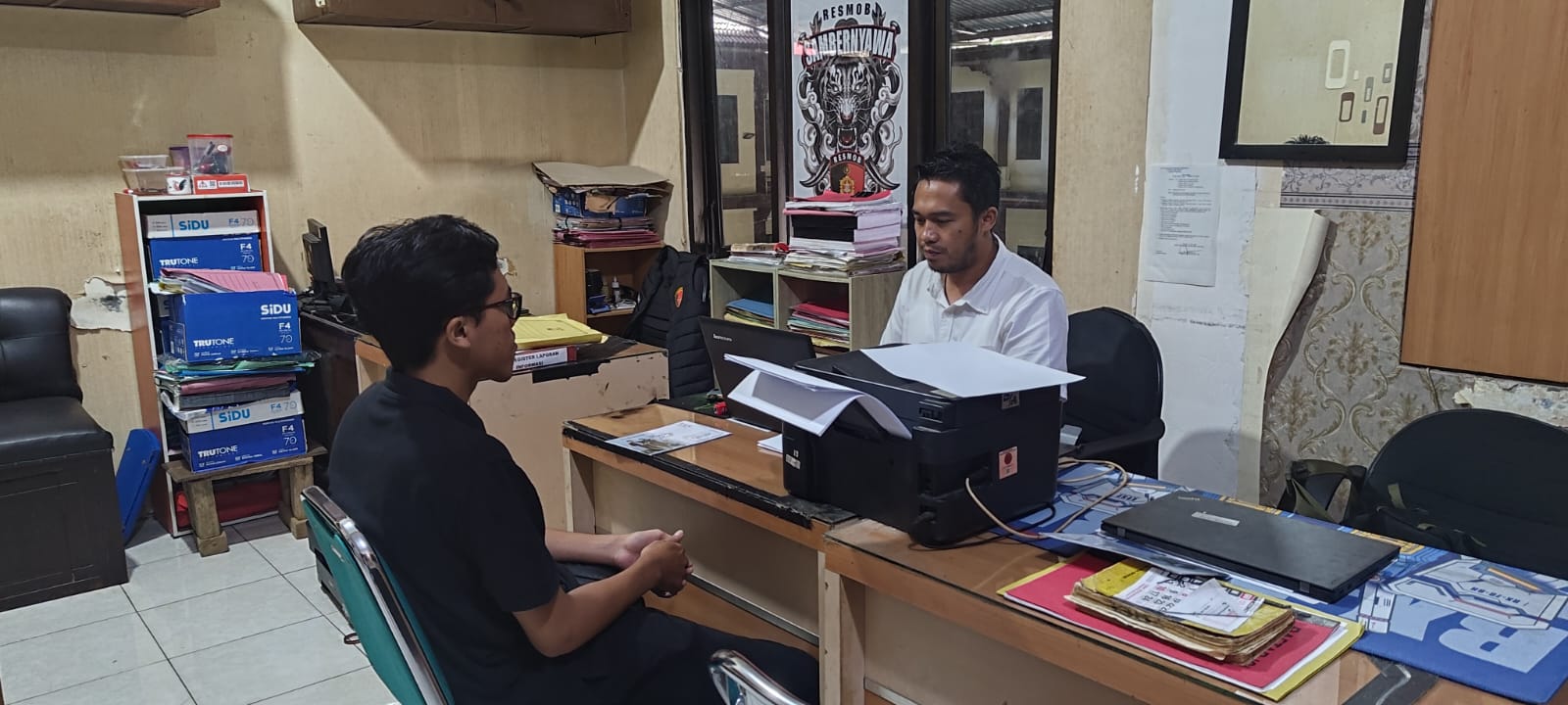 Pelaku penusukan di Hajatan Wonogiri,  GJK (24) Ditangkap Polres Wonogiri setelah menyerang korban