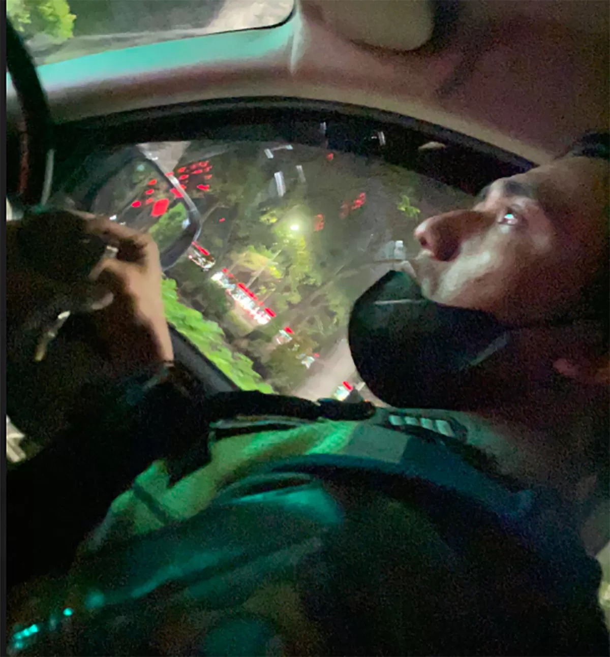 Bripka HP, oknum polisi yang lakukan pemerasan terhadap dua mahasiswa Surabaya.