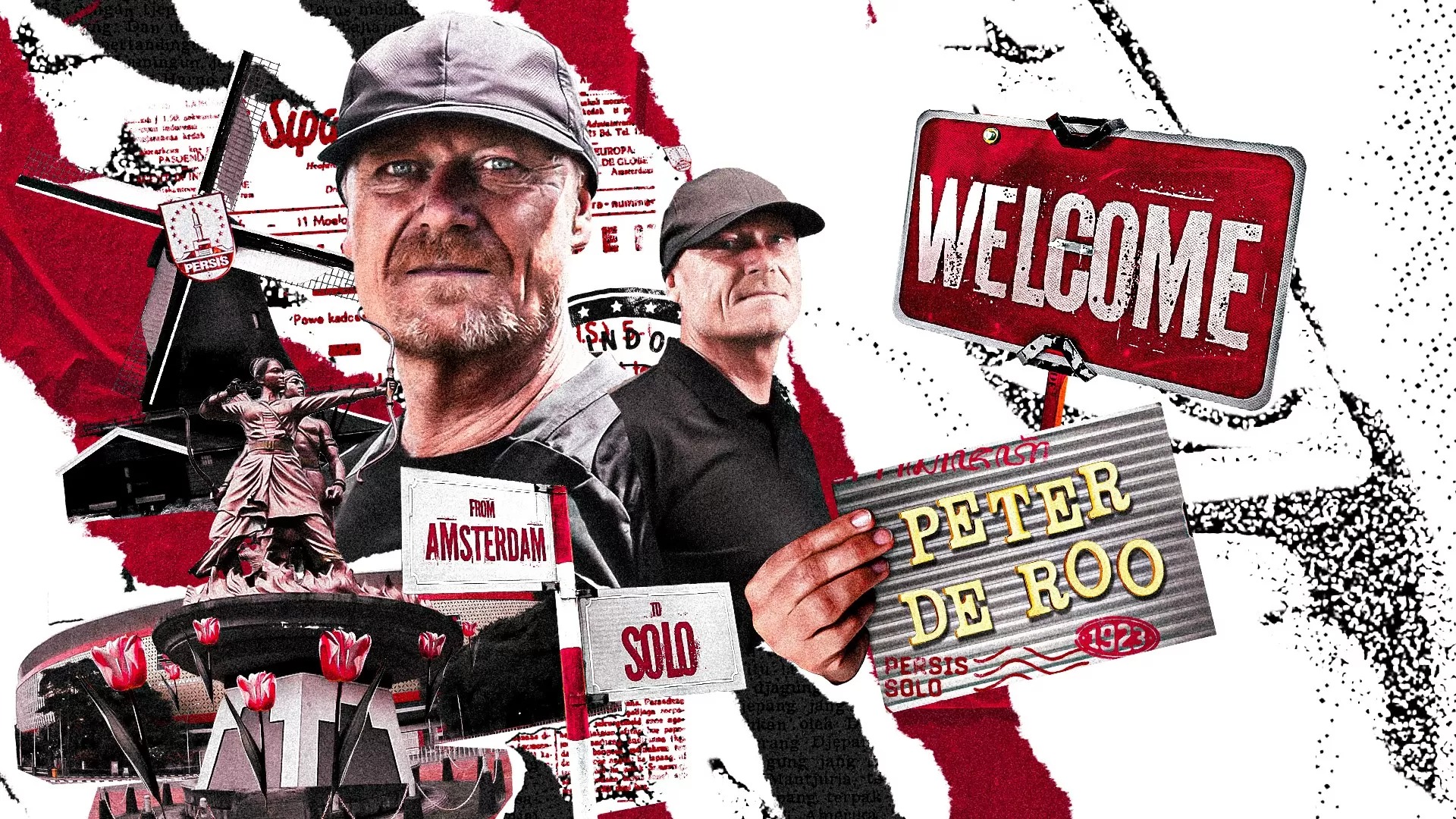 Peter de Roo resmi menjadi pelatih Persis Solo.