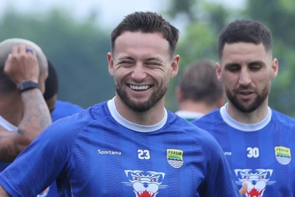Kapten tim Persib Bandung Marc Klok.