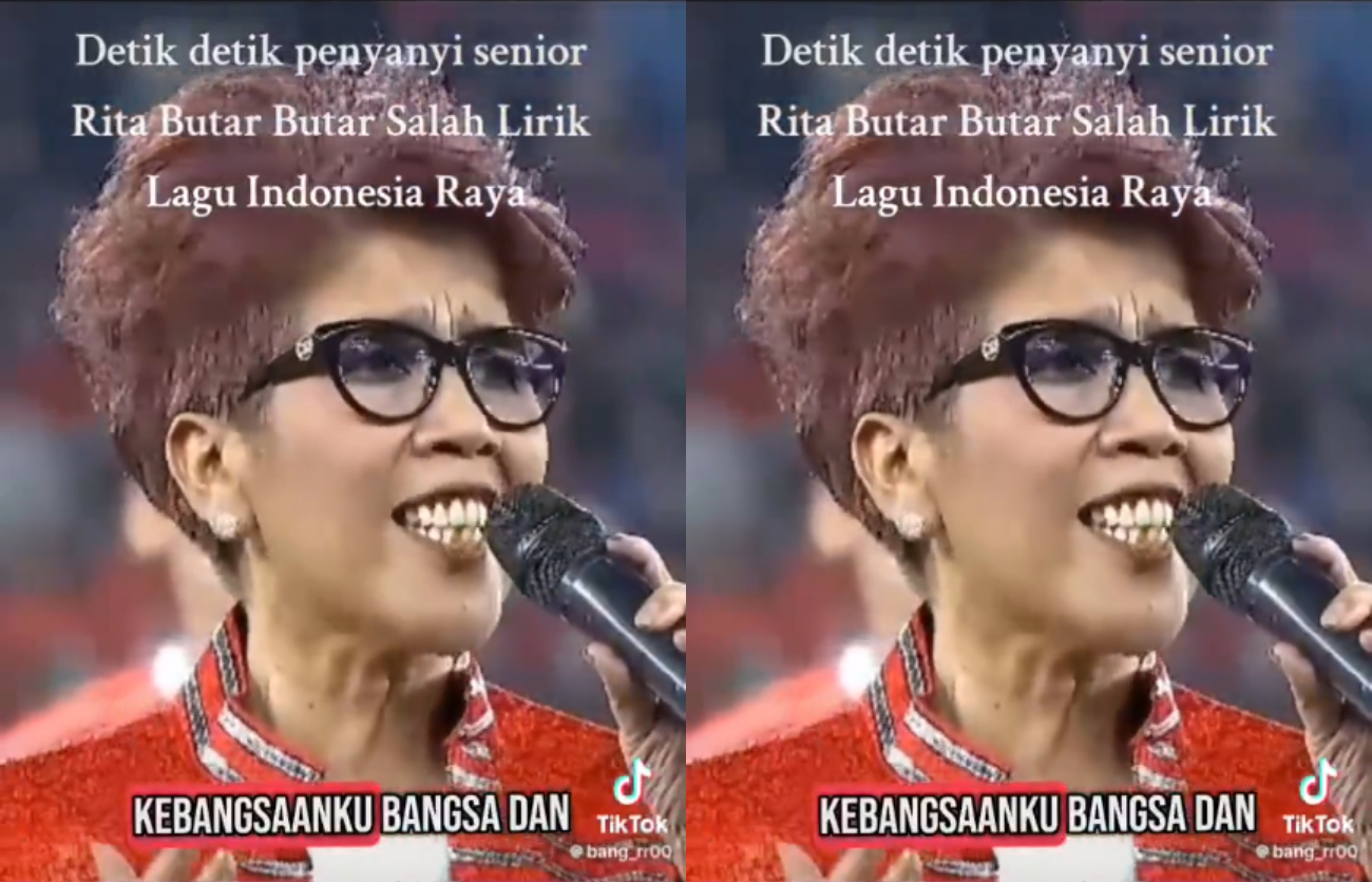 Penyanyi legendaris Rita Butar Butar alami insiden salah lirik di pembukaan Piala Presiden 2025.