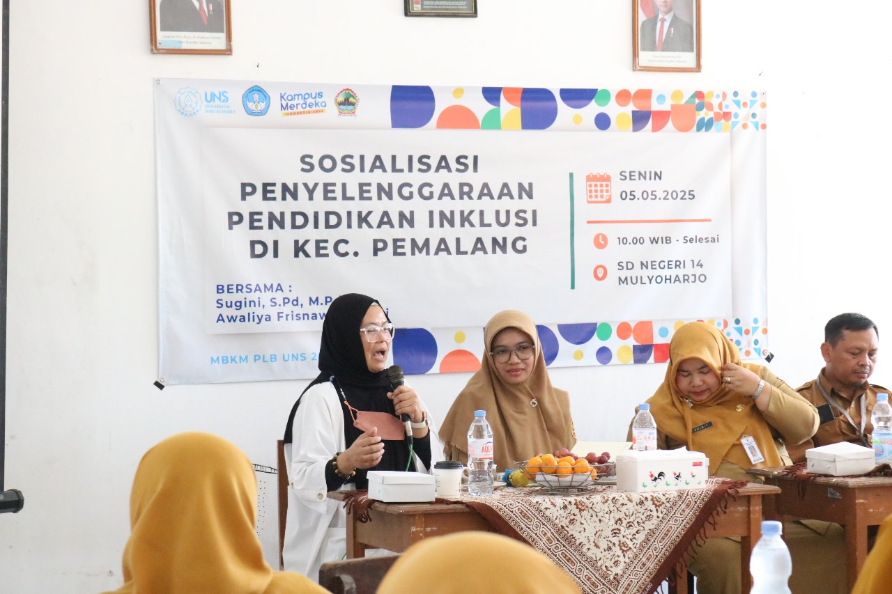 AKTIF : Mahasiswa FKIP UNS Edukasi Guru SD Pemalang tentang Pendidikan Inklusif