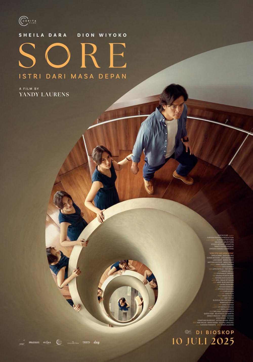 Poster film Sore: Istri dari Masa Depan yang sedang trending.