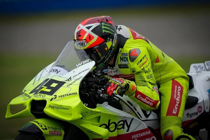 Fabio Di Giannantonio, ungguli sesi practice MotoGP Jerman 2025.