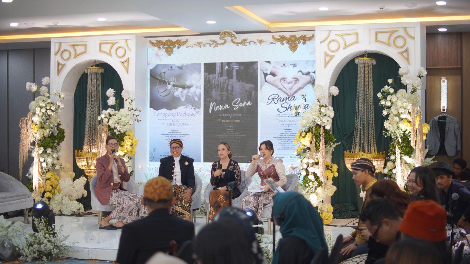 Front One Boyolali gelar Swarna Asmara Wedding Showcase, hadirkan konsep pernikahan adat Jawa lengkap dan penuh makna.
