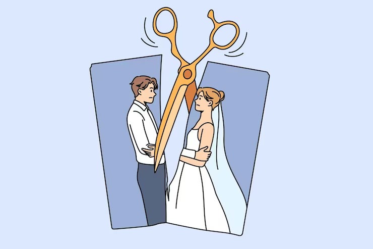 Ilustrasi perceraian.