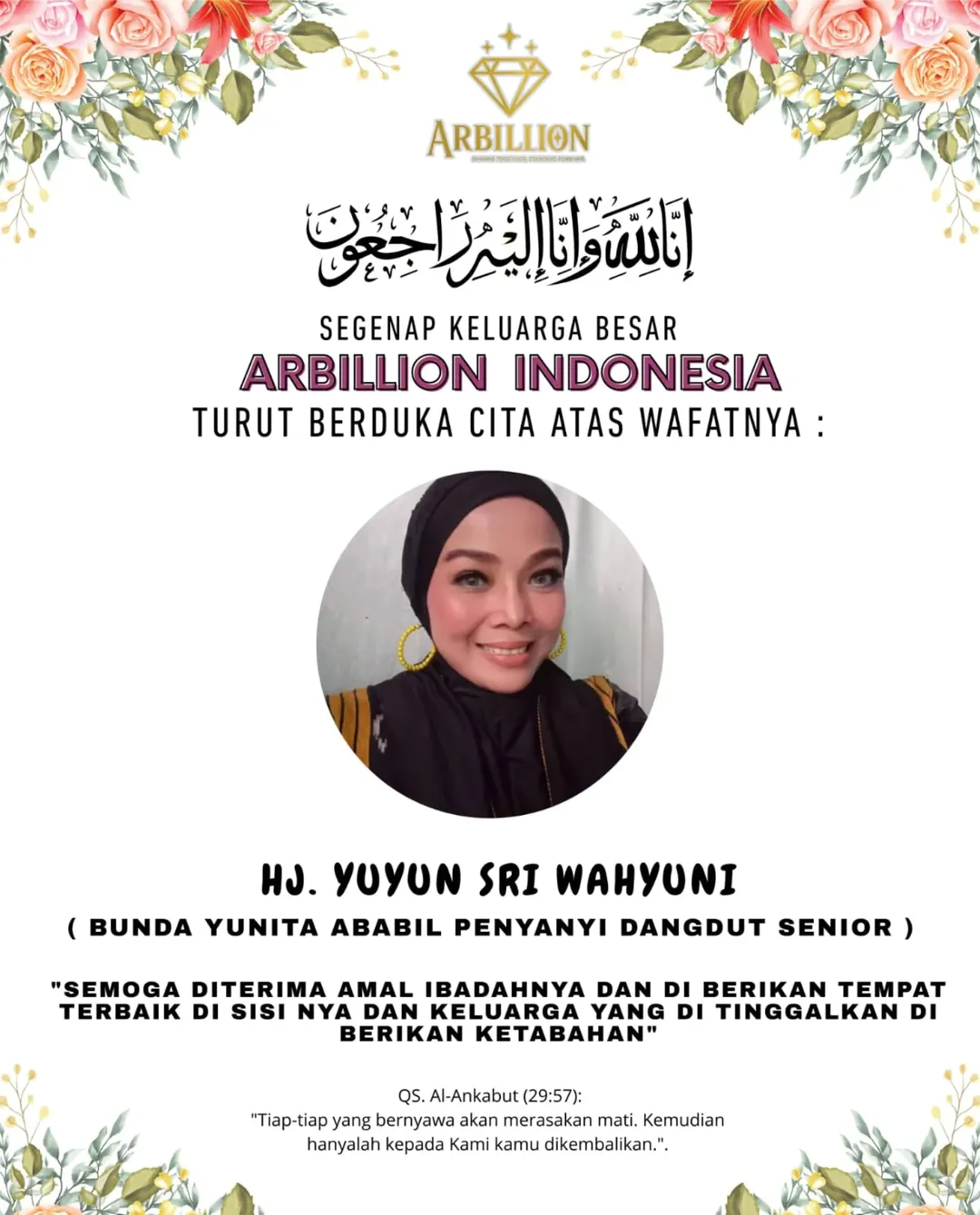 Yunita Ababiel Meninggal Dunia