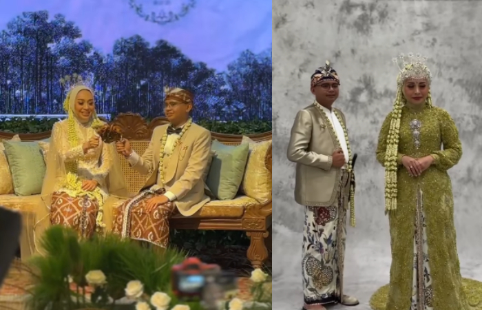 Pernikahan Maula AKbar dan Putri Karlina.