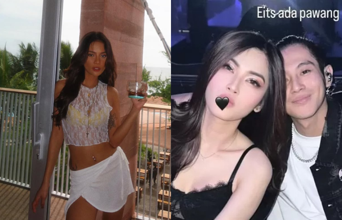 Erika Carlina - DJ Panda dan sosok diduga Dinda