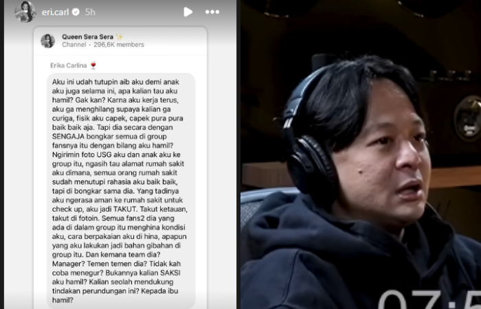 Erika Carlina geram usai DJ Panda beri klarifikasi, DJ Bravy beber soal isi Grup.