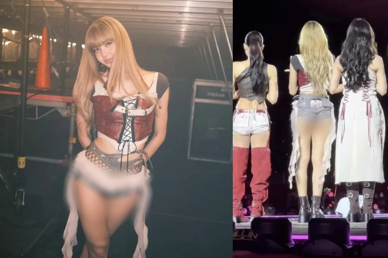 Pakai celana yang dinilai terlalu pendek, Lisa BLACKPINK jadi sorotan.