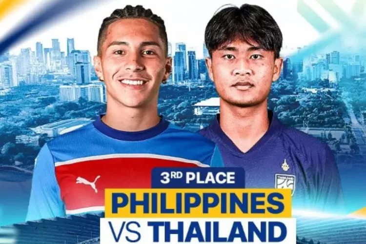 Filipina vs Thailand u-23 perebutan juara ketiga.