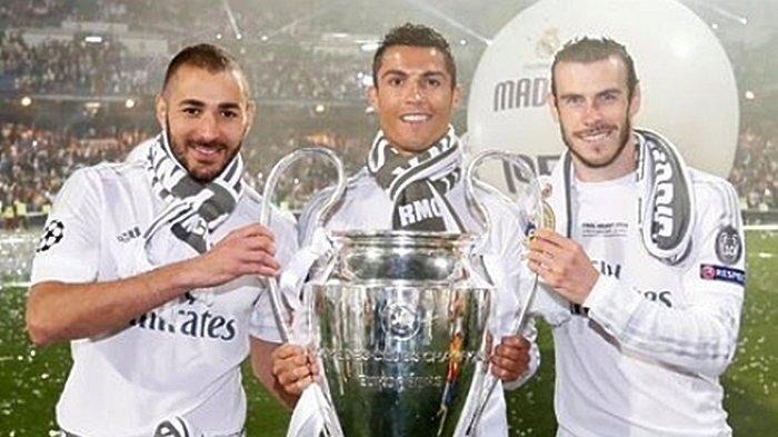 Karim Benzema, Main Bareng Cristiano Ronaldo dan Gareth Bale di Real Madrid.