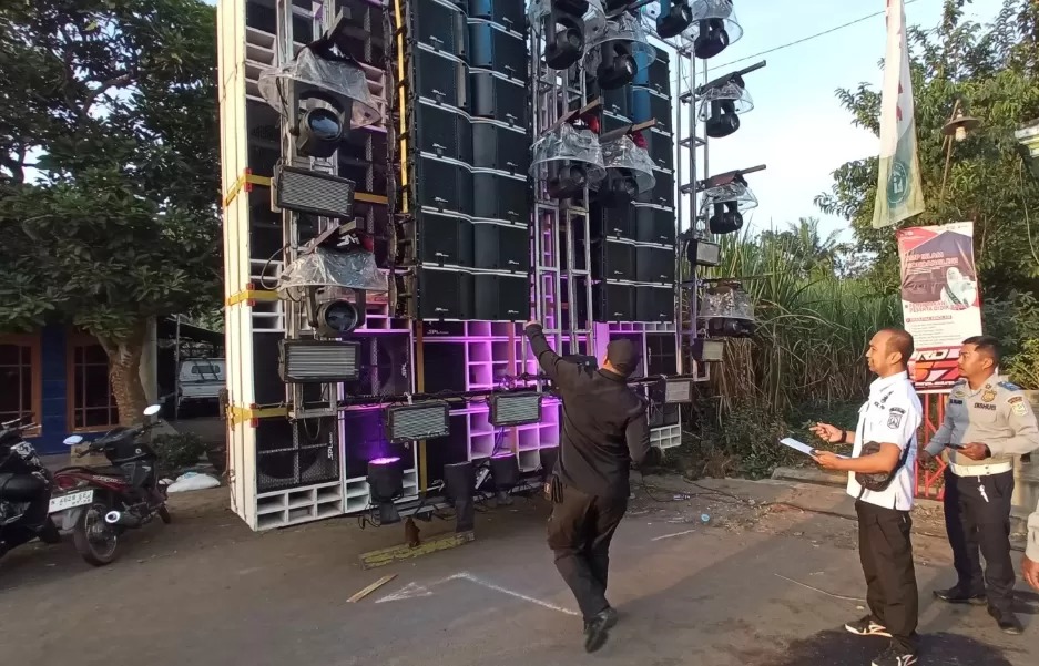 Ilustrasi sound horeg.