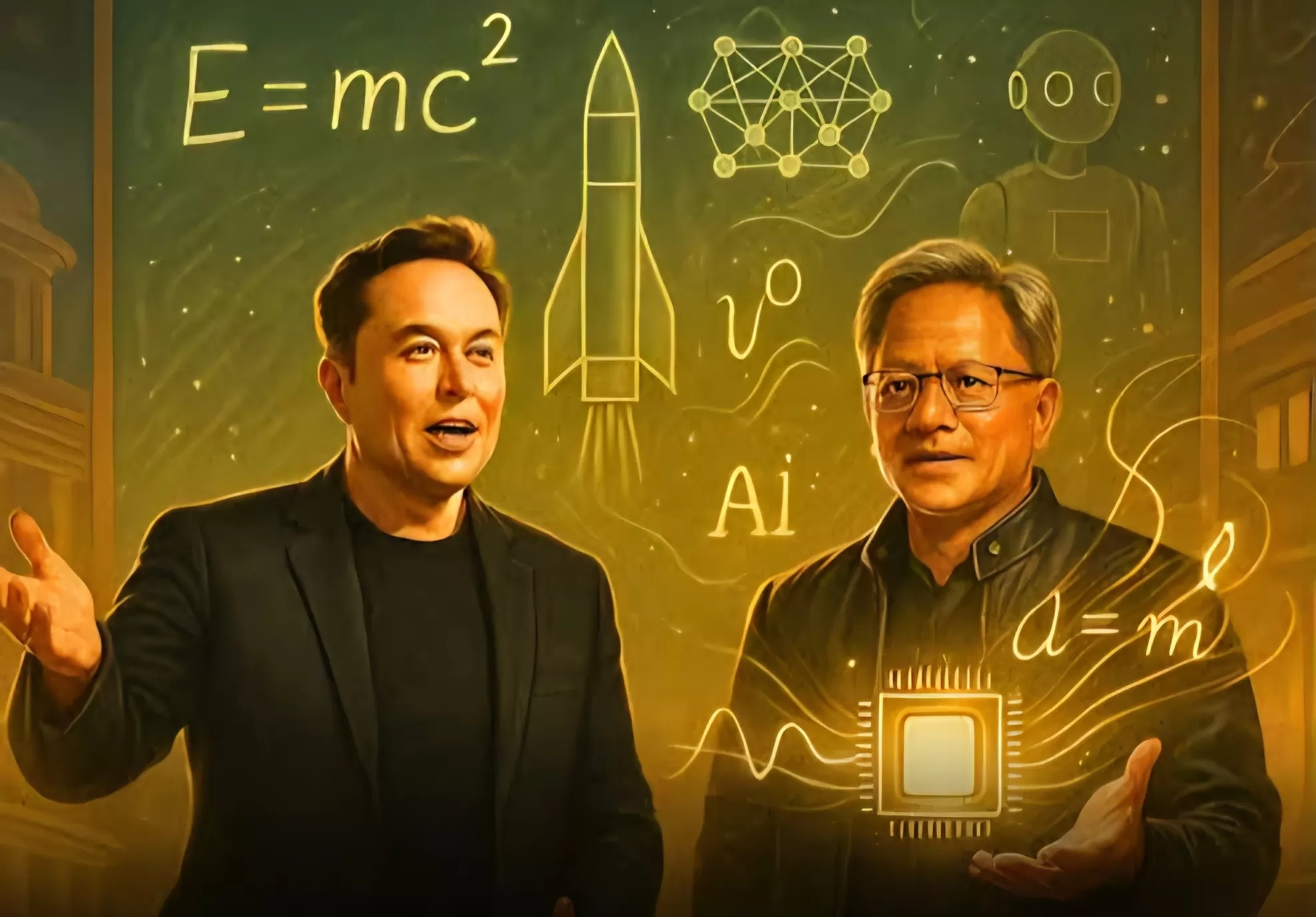 Elon Musk dan Jensen Huang sarankan pelajar tekun belajar fisika dan matematika.