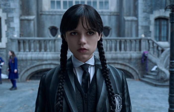 Wednesday Addams (Jenna Ortega) dalam Wednesday season 2