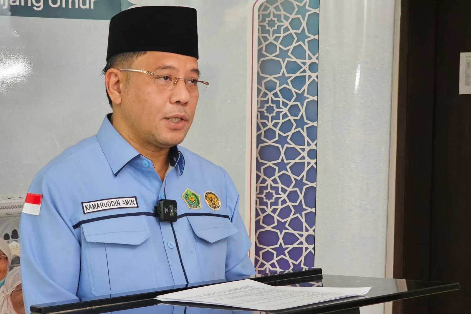 Sekjen Kemenag Kamaruddin Amin.