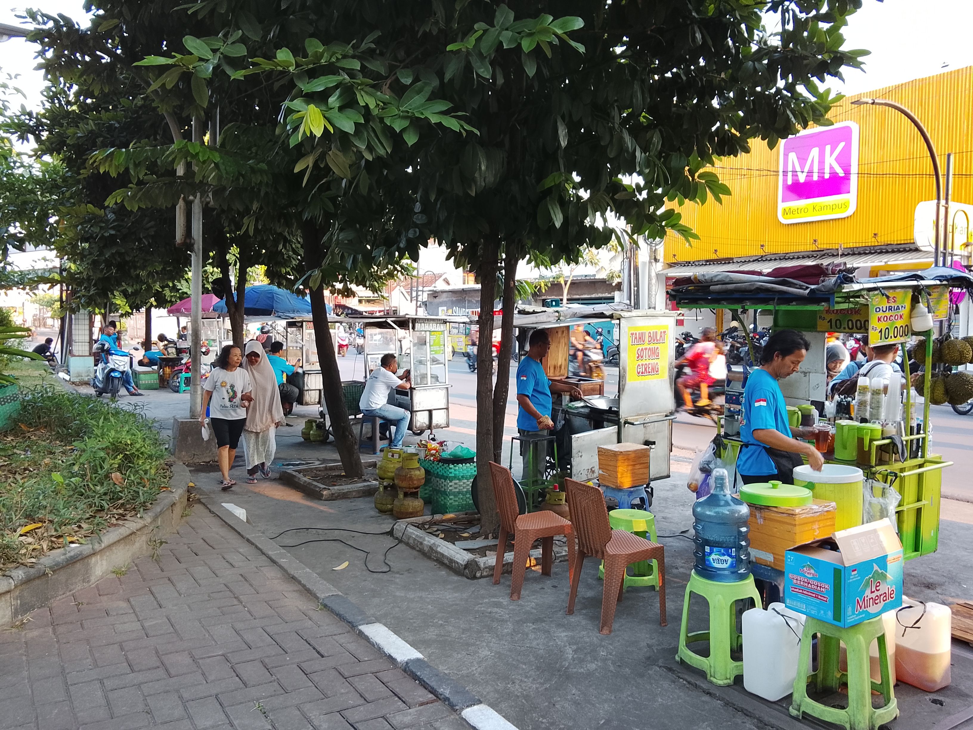 uasana Taman Jayawijaya di sore hari, Sabtu (23/8/2025).