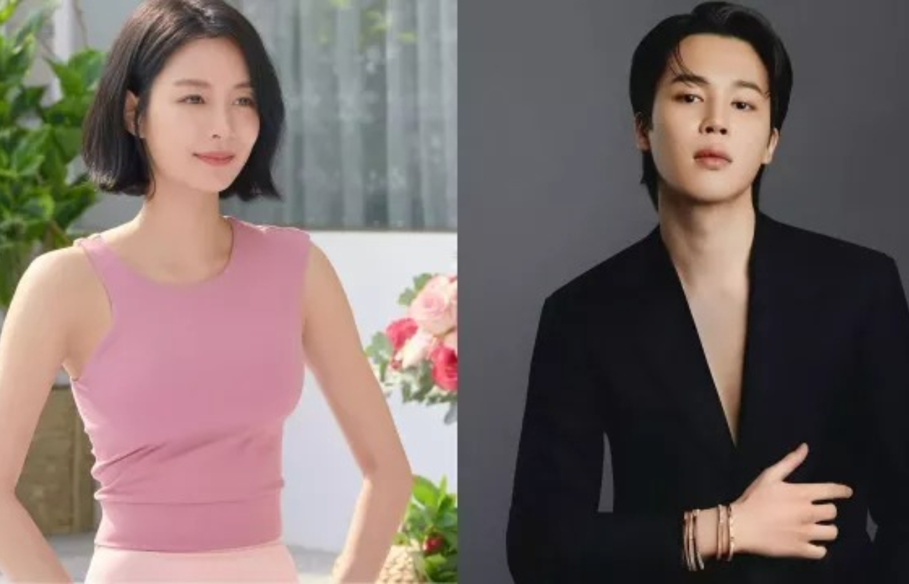 Jimin BTS dan Song Da Eun.