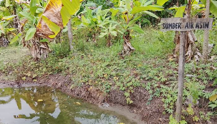 Sumber air asin di kawasan Sangiran yang menjadi fenomena alam sekaligus bukti jejak laut.