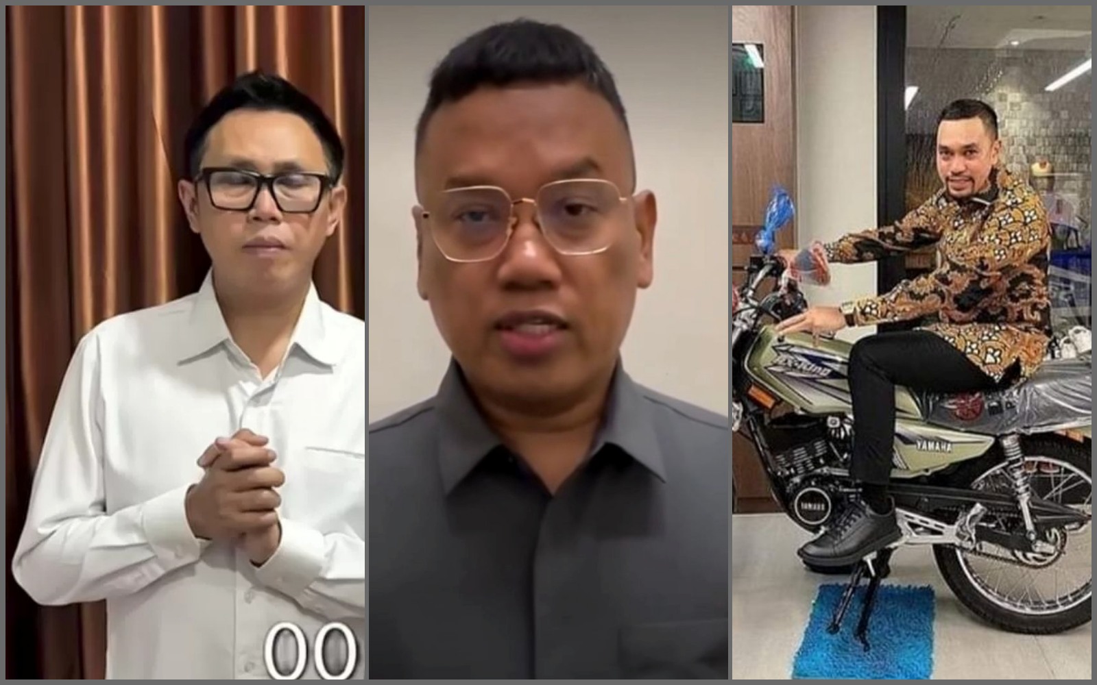 Eko Patrio, Uya Kuya dan Ahmad Sahroni dinonaktifkan dari DPR RI.