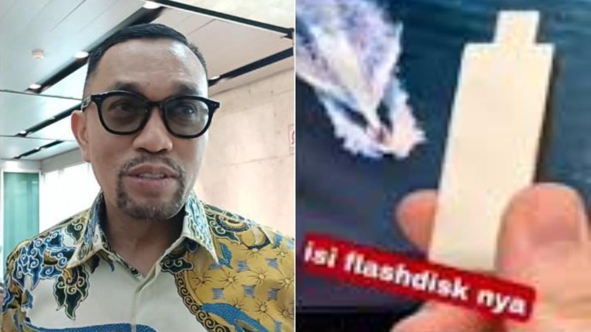 Sahroni diisukan memiliki flashdik berisi file penting.