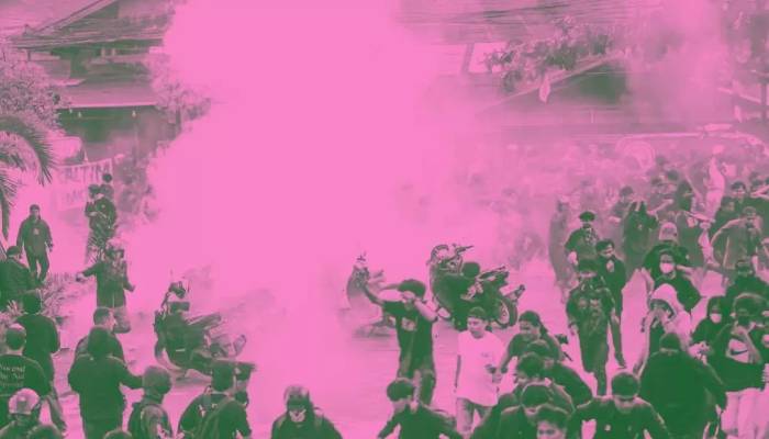 contoh editan Brave Pink Hero Green