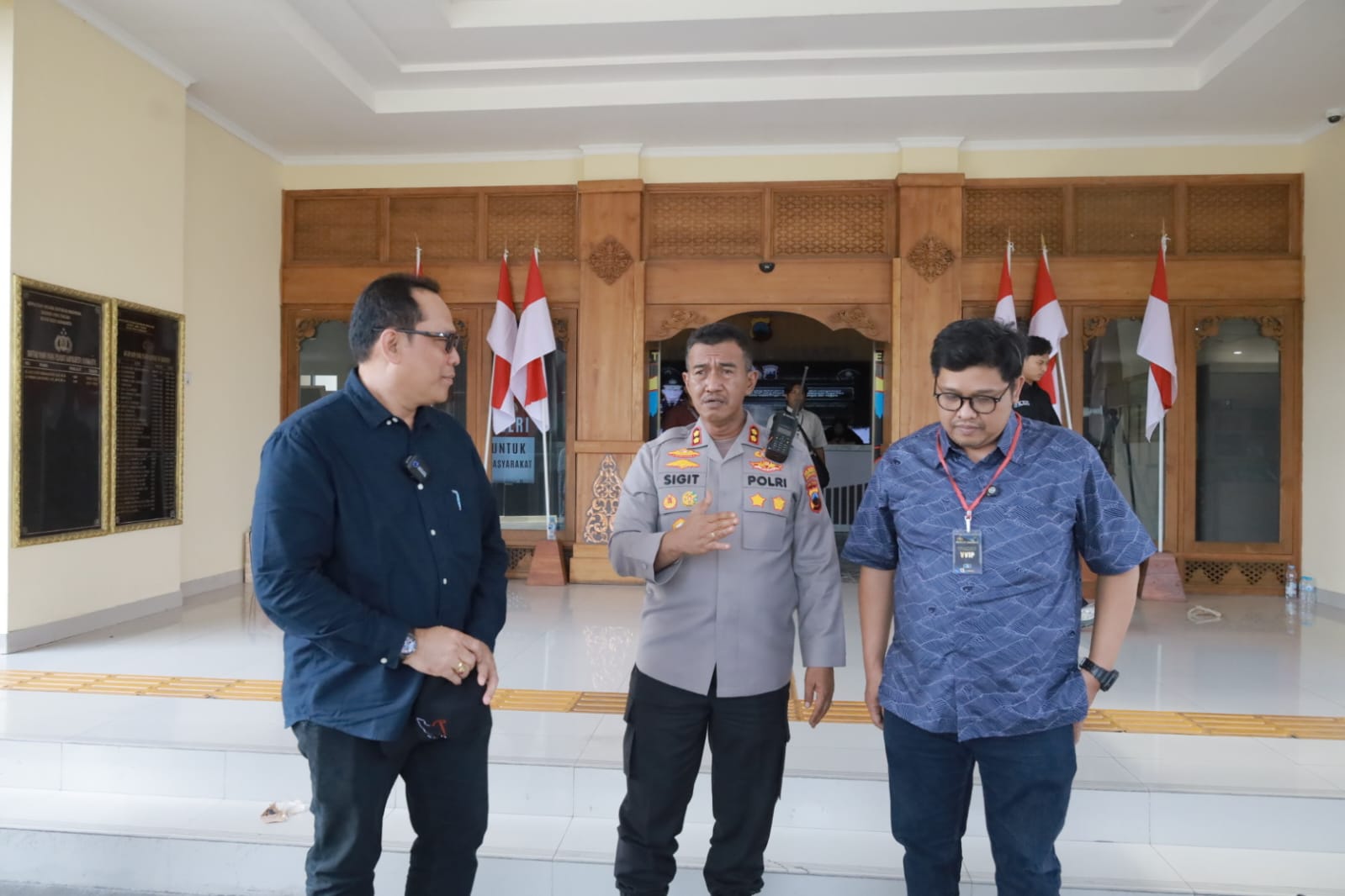 Wakil Ketua DPRD Solo Ardianto Kuswinarno koordinasi Polresta Surakarta, pastikan tidak ada mahasiswa yang ditahan pasca aksi demo di Kota Solo.