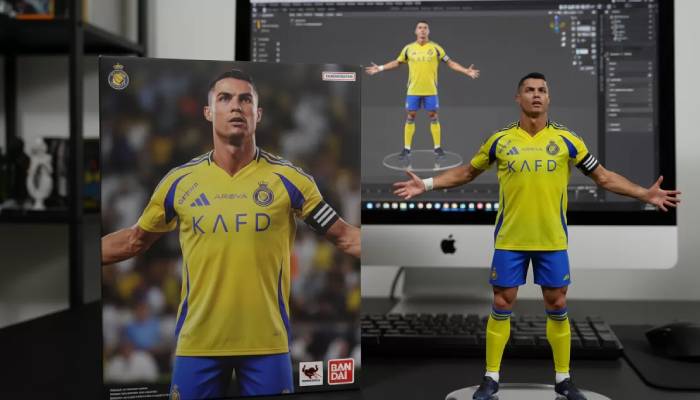 Contoh penggunan gemini AI Action Figure.