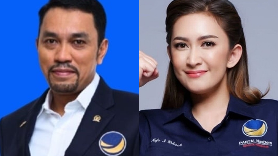 Ahmad Sahroni dan Nafa Urbach.