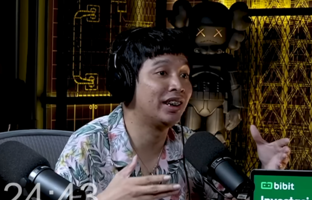 YouTuber Koiyocabe di podcast Deddy Corbuzier.