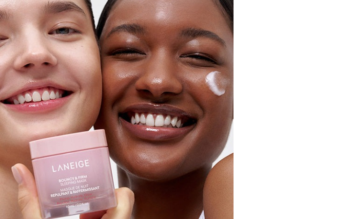 Ilustrasi sleeping mask - Produk sleeping mask dari brand Laneige.