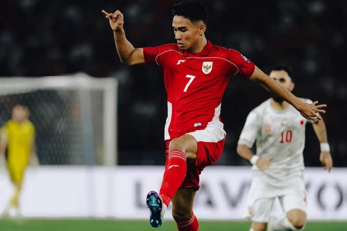 Marselino Ferdinan saat bela Timnas Indonesia.