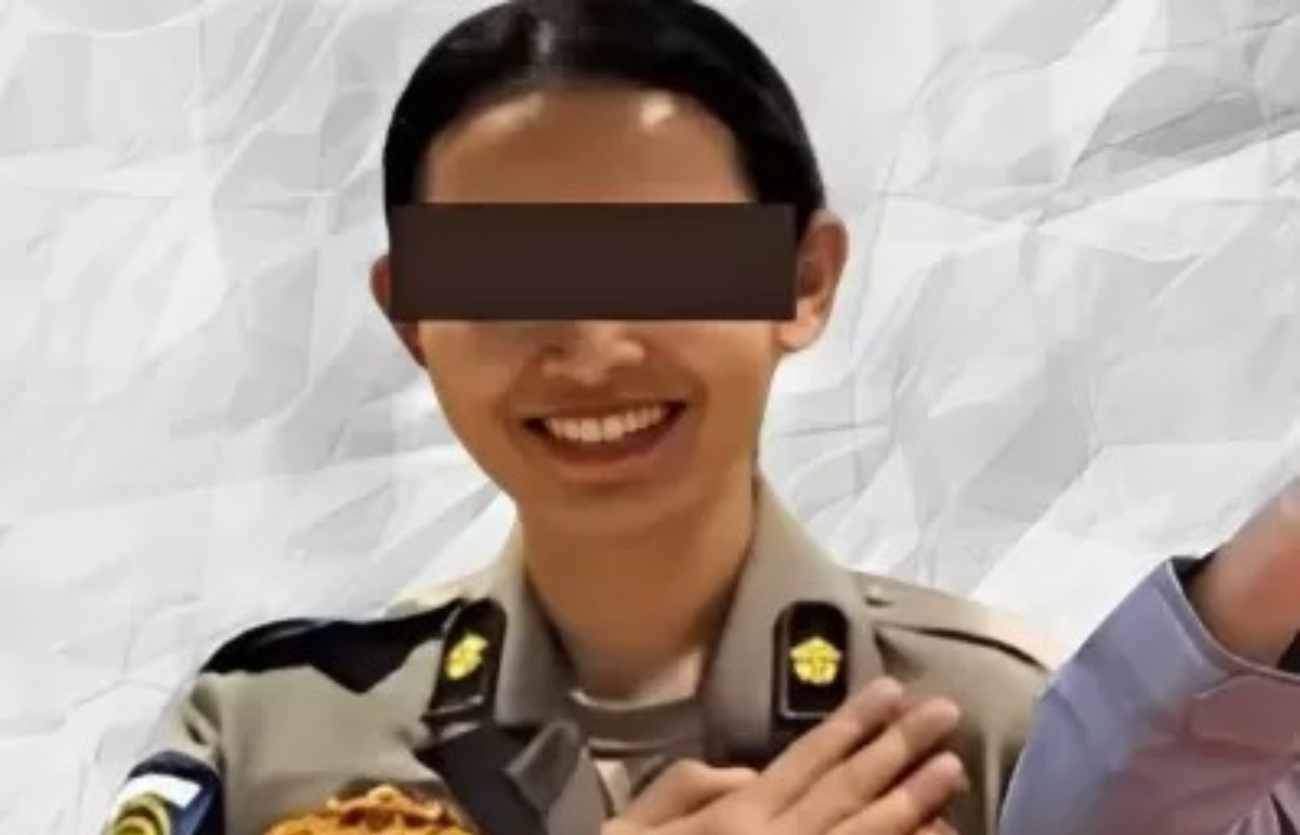 Sosok yang disebut-sebut sebagai Kompol Anggraini.